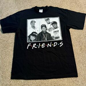 Vintage Original NWA Friends Double-Sided Tee XL by Shaka Wear NWOT